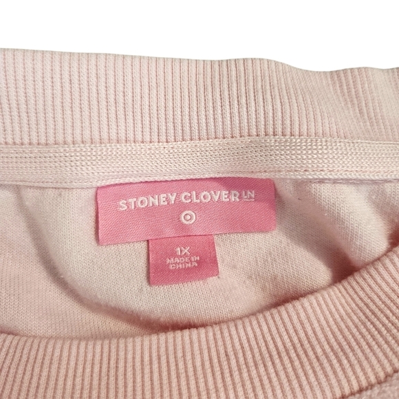Stoney Clover Light Pink Cropped Sweatshirt - Picture 7 of 8